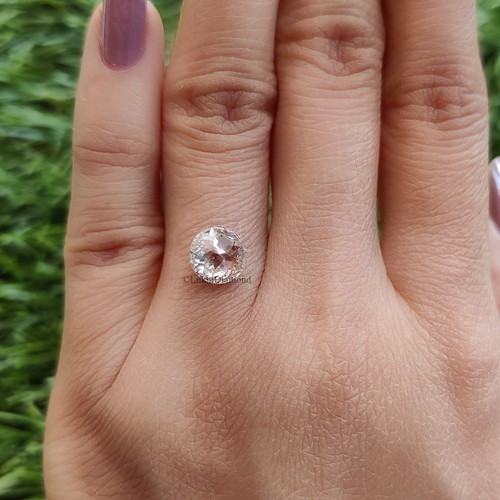1 Ct Round Portuguese Cut Diamond E/F Color VS Clarity Lab Grown CVD Diamond - Picture 10 of 10