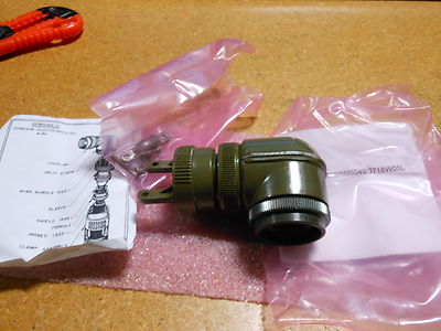 SUNBANK CONNECTOR BACKSHELL # M85049/3718W05L NSN: 5935-01-286-2867