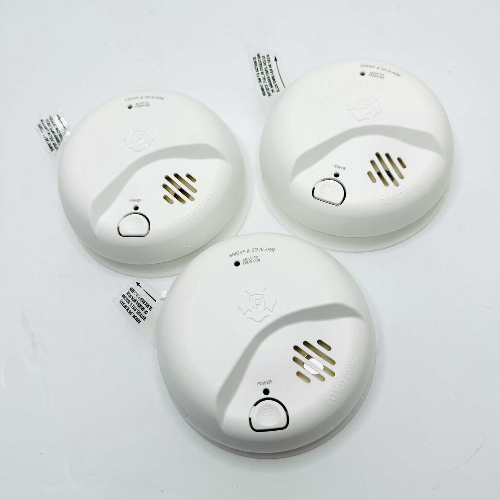 3 Pack First Alert Combo Smoke & Carbon Monoxide Detector/ Alarm ( Open Box )