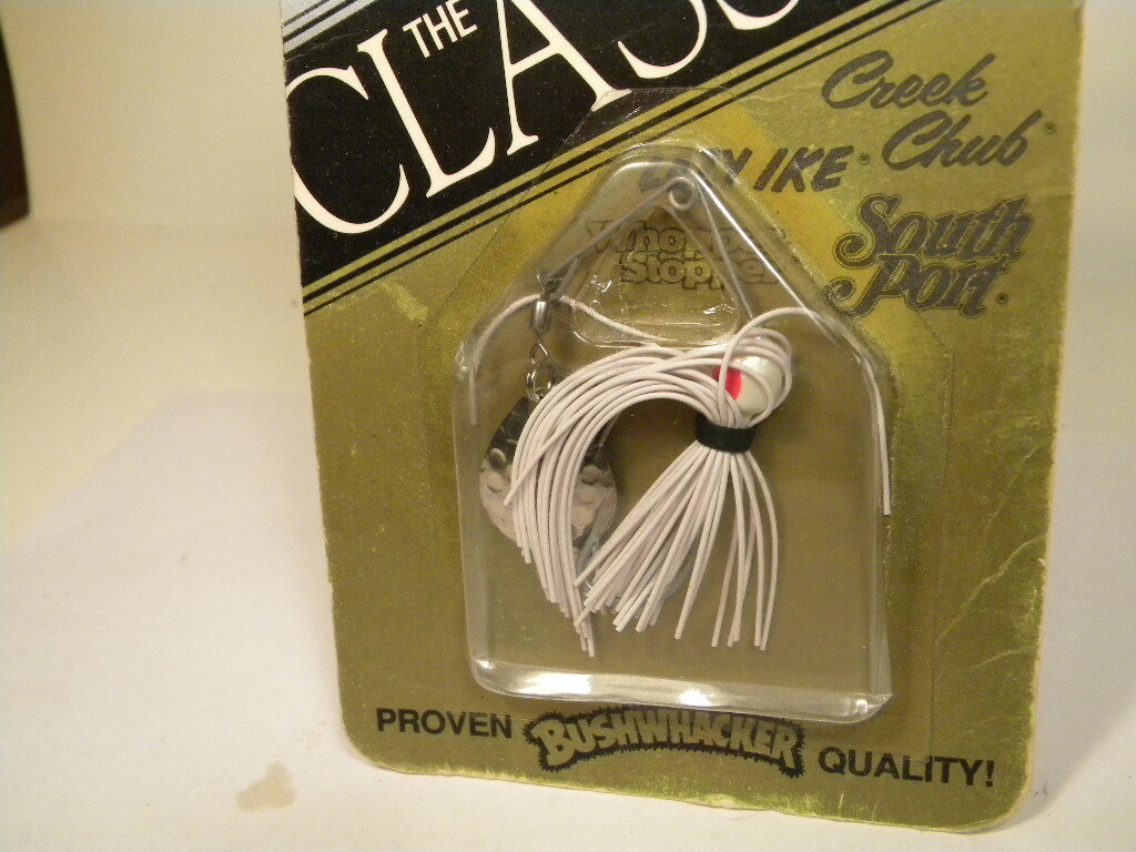 Pradco Single Spin White 1/8 oz spinnerbait lure 