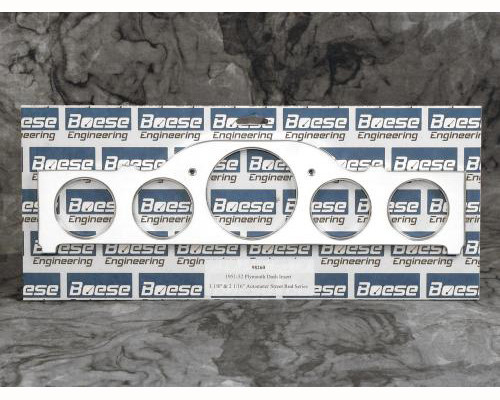 1951-1952 Plymouth Billet Aluminum Gauge Panel Dash Insert Instrument Cluster - Picture 3 of 4