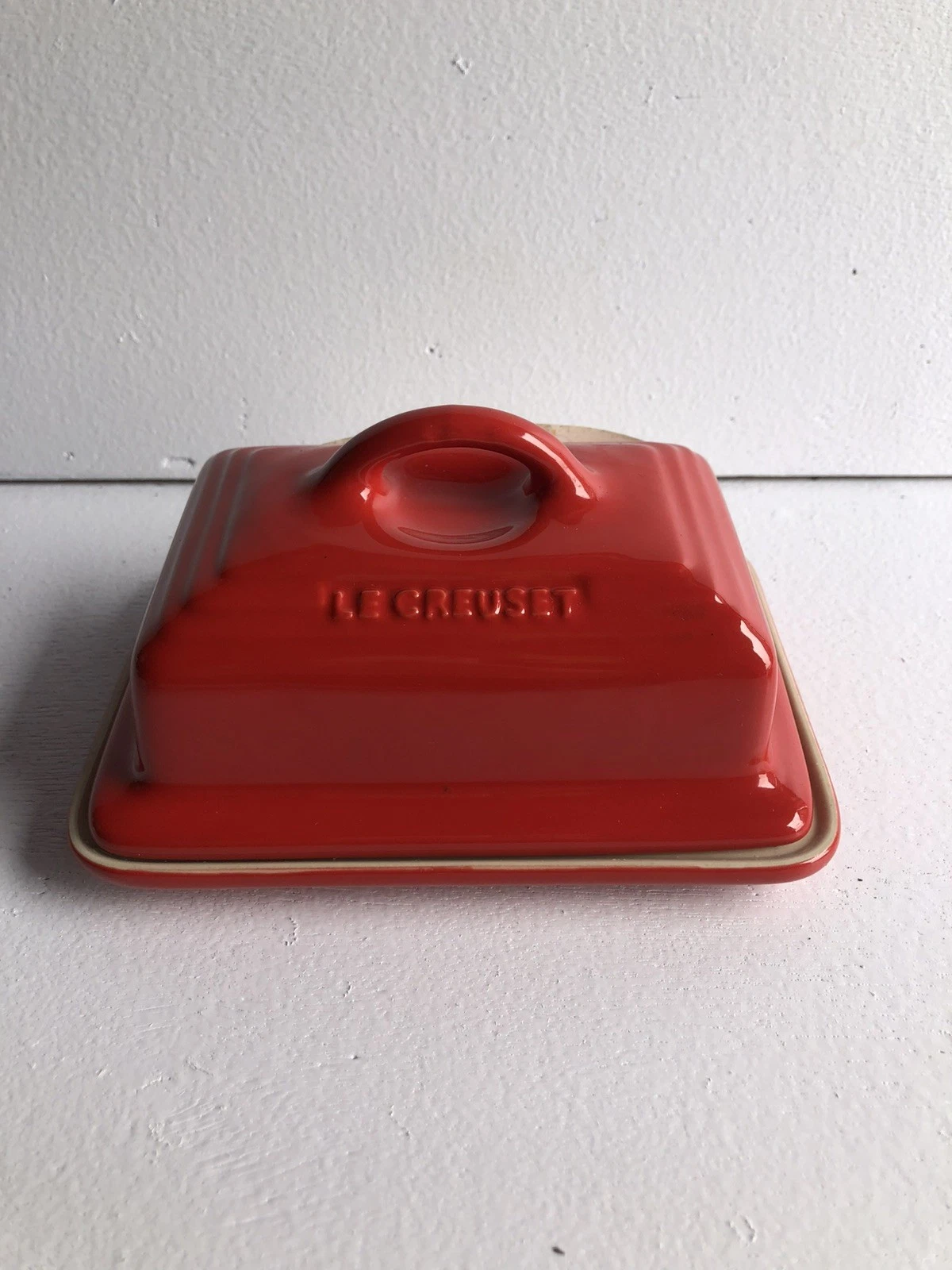 Le Creuset Red Butter Dish - Red