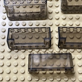 Lot of 15 LEGO city vehicle windshield windscreen 92583 4176 transparent tinted