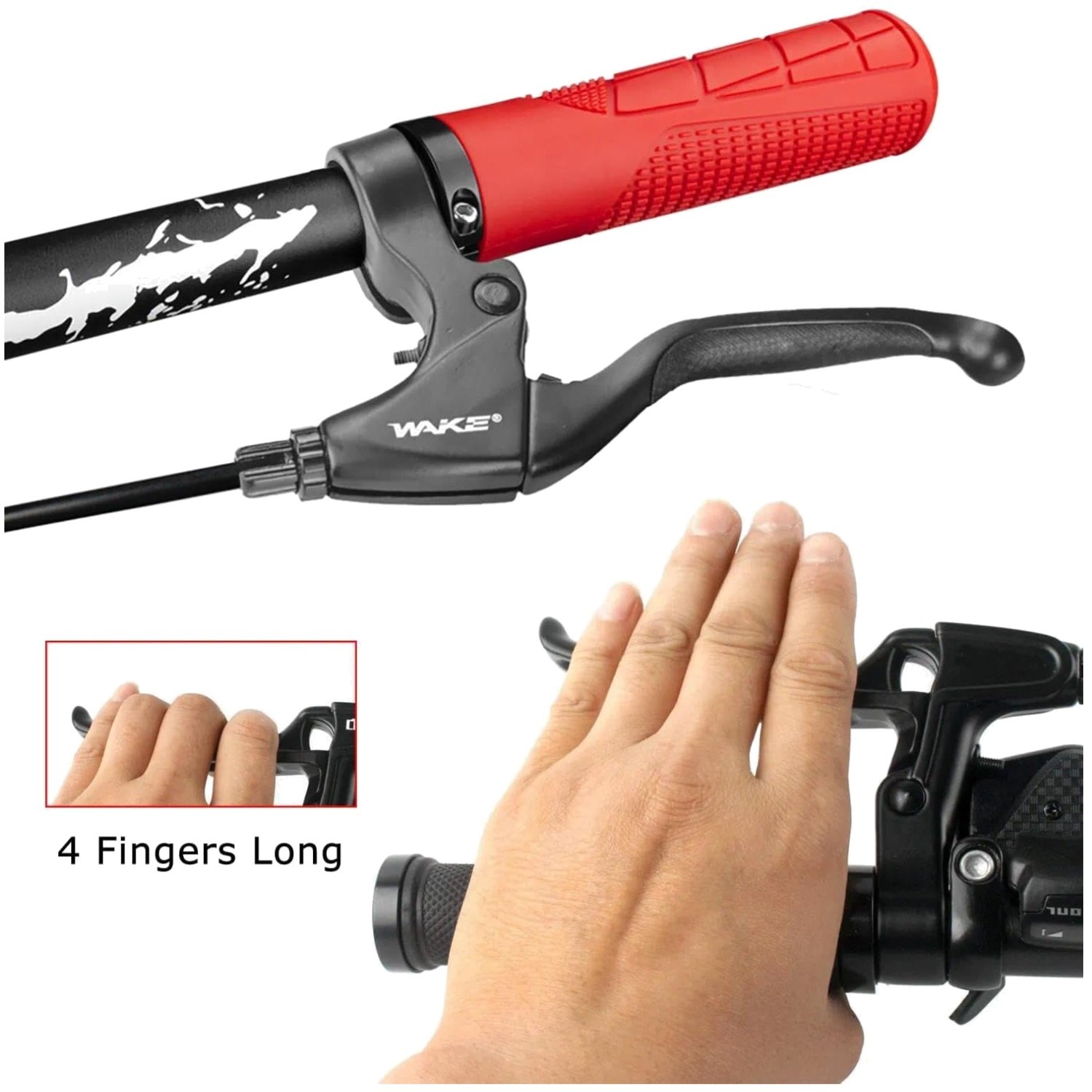 Kids Bike Brake Levers - Smooth Braking, 2.2cm Compatibility