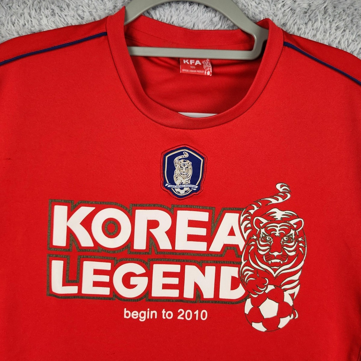 South Korea National Team Shirt Mens XL Red Soccer KFA Korea