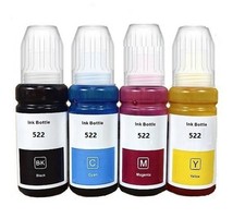 VC Printer Ink Bottle non-OEM 522 for ET-2800 ET-2803 ET-2850 ET-4700 ET-4800