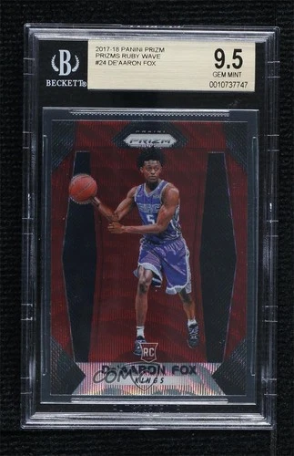 De'Aaron Fox 2017 Panini Prizm De'Aaron Fox #24 Rookie
