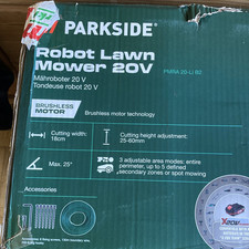 PARKSIDE M&auml;hroboter 20 V Akku 18 cm Schnitth&ouml;henverstellung PMRA 20-Li B2