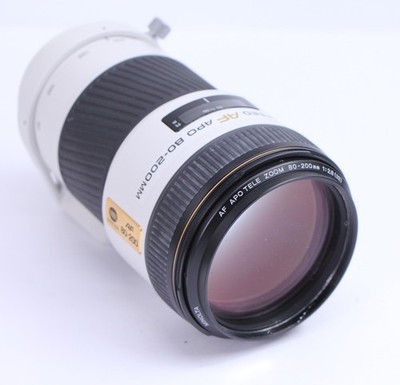 White Minolta AF High Speed Apo 80-200mm f2.8 Lens Sony A