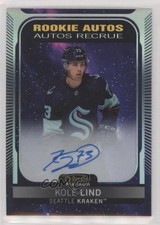 2021-22 O-Pee-Chee Platinum Rookie Auto Cosmic Kole Lind #R-KL Auto q2c