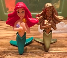 MCDONALD'S DISNEY Little Mermaid Happy Meal Toys, Colorful Ariel  Gold Ariel