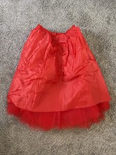 Women  s Petticoat Underskirt Red Size 24  Waist New