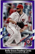 2021 Topps Chrome Update Jon Lester #USC30 Nationals Purple Refractor MLB