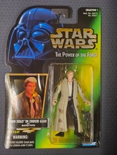 Kenner Star Wars Power of the Force Han Solo Endor Gear Action Figure 1996