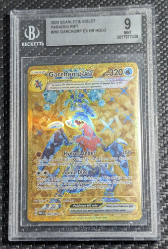 Garchomp ex graded BGS 9 for sale on eBay