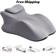 Bed Wedge Pillow for Adults  Couples - Memory Foam Support Pillow for Intimacy