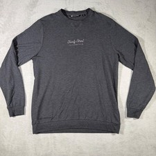TravisMathew Trinity Forest Mens Gray Crewnec...