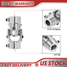 New 916-26 Spline X 34 Dd U-joint Coupler Universal Steering Shaft