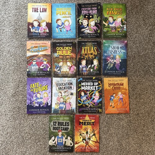Tuttle Twins Complete Book Series Lot Of 14 #1-14 Paperback Set Connor Boyack