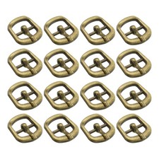 20Pcs Metal Roller Buckles, 7mm - 0.28" Sewing Mini Buckle (Bronze, 11mm)