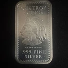 1 Troy Ounce .999 Fine Silver Bar Cuauhtemoc Aztec Calendar Collectible
