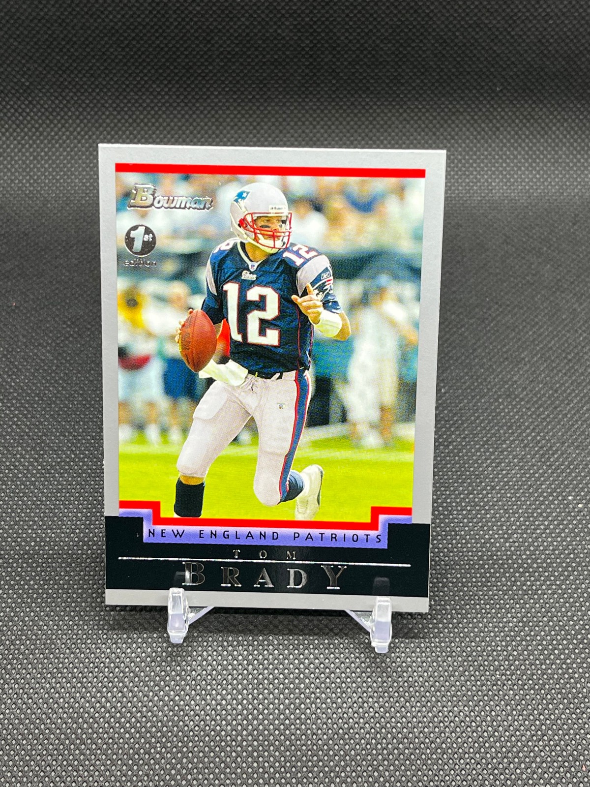 2004 Bowman Tom Brady Silver 1st Edition #106 Patriots HOF
