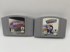 N64 Nintendo 64 Wayne Gretzky's 3D Hockey & '98 Authentic Games TESTED WORKS 