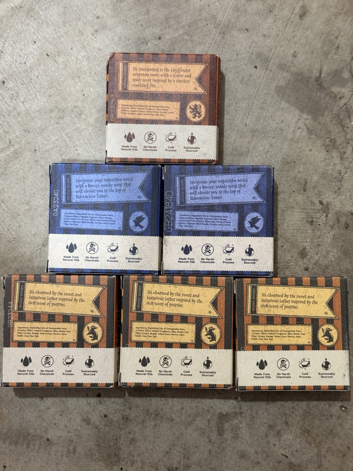 6x Dr Squatch Limited Edition Harry Potter Lather Of The Loyal , Bricc Grit Ge..