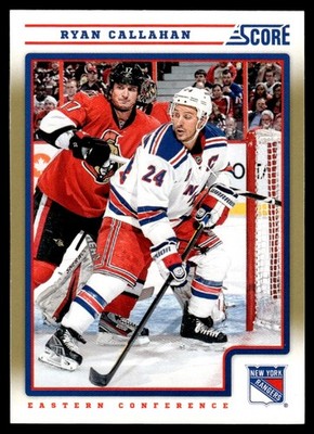 2012-13 Score Gold Rush Ryan Callahan New York Rangers #312