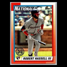 2025 Topps Update Series #U90-41 Robert Hassell III Rookie 1990 Foil (RC)