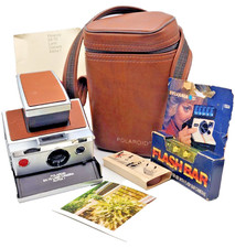 Polaroid SX 70 Land Camera Alpha 1 w/ Strap Case Manual - TESTED WORKING  