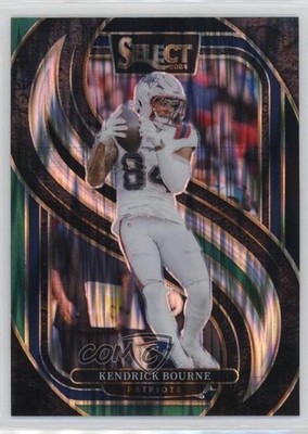 2024 Panini Select Premier Level Black & Green Shock Prizm Kendrick Bourne 1lm5