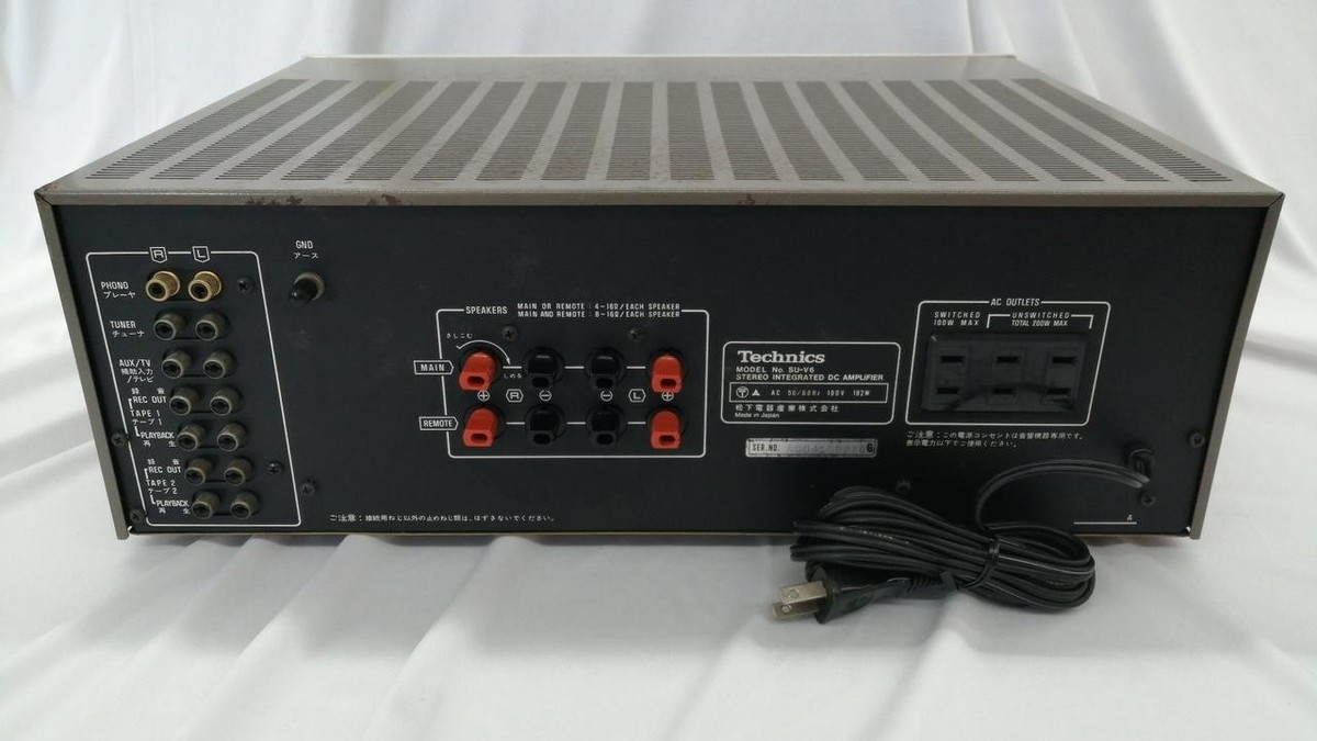 ☆Technics テクニクス プリメインアンプ SU-V6X インテグレーテッドDC