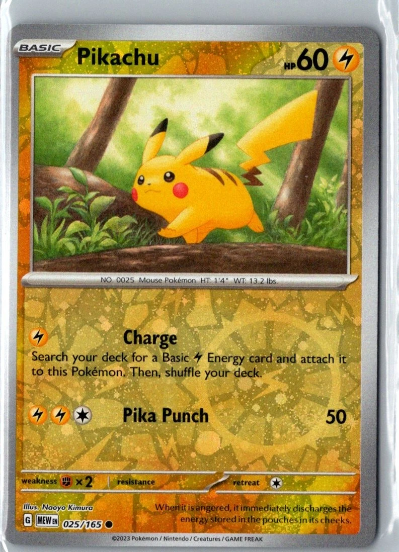 Pikachu 025/165 Miscellaneous Cards & Products for sale | eBay