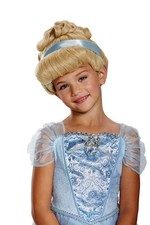 Deluxe Disney Princess Cinderella Wig for Girls - Disguise Costume Accessory
