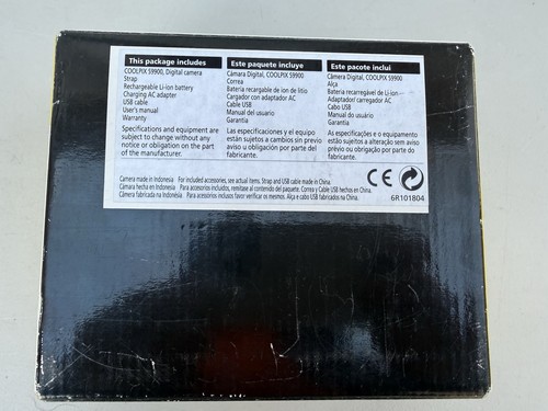 Nikon Coolpix S9900 Digital Camera w/ Box & Accessories - Tested Working - Afbeelding 2 van 14
