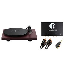 Pro-Ject: Debut EVO 2 Turntable Satin Red Wine  PREAMP PACK