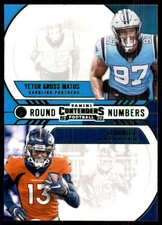 2020 Panini Contenders Round Numbers Emerald K.J. Hamler/Yetur Gross-Matos #17
