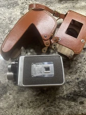 Vintage Kodak Brownie 8mm Movie Camera Turret f /1.9  Wind Up w Cases Works