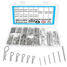 Cotter Pin Assortment Kit,302pcs 13 Size Cotter Pins Assortment Kit 304 Stain...
