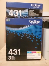 Brother TN431 Toner Set BK/C/M/Y, Genuine, OEM, 4-Pack, Sealed