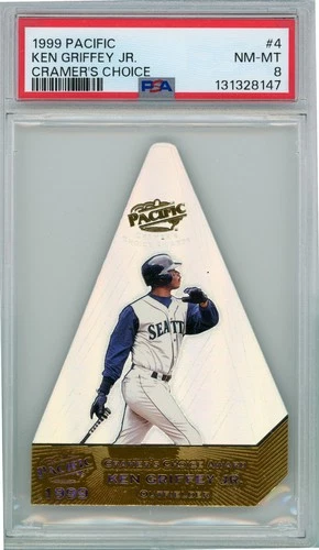 1999 Pacific Cramer's Choice KEN GRIFFEY JR Seattle Mariners HOF PSA 8