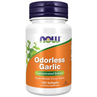 Odorless Garlic Original 100 Sgels 50 mg by Now Foods
