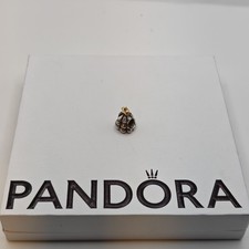 Ciondolo albero di Natale originale Pandora stella oro ALE 925 790365