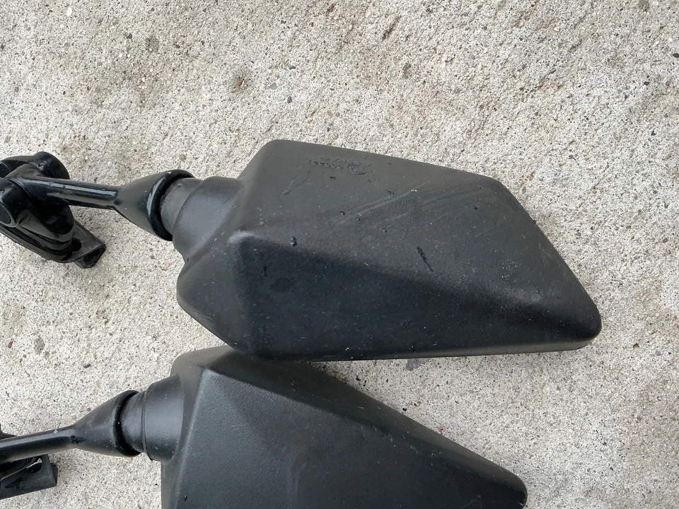 2008-2012 Kawasaki EX250 Ninja 250R OEM conjunto de espelho retrovisor lateral esquerdo direito - Imagem 3 de 4