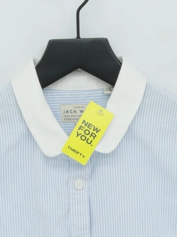 Jack Wills Women's Shirt UK 10 Blue 100% Cotton Basic - Image 3 of 4