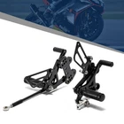 For Kawasaki CNC Rear Set Adjustable Rearsets Footpegs ZX-6R NINJA 1999-2002 01