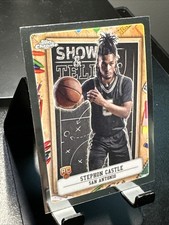 24-25 Topps Chrome - Show and Tell Stephon Castle #ST-13 (RC) San Antonio Spurs