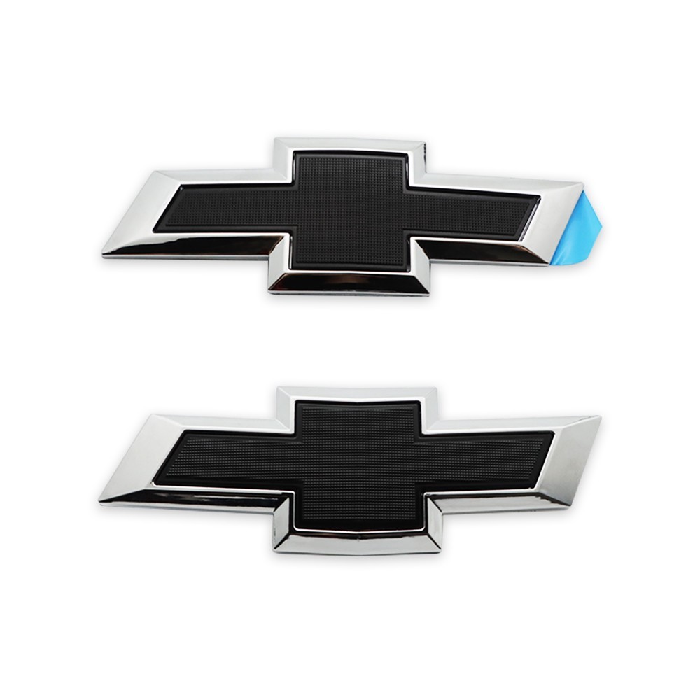 Front Grille&Rear Black Bowtie Emblem For Malibu 2016-2018 Bumper Liftgate Badge