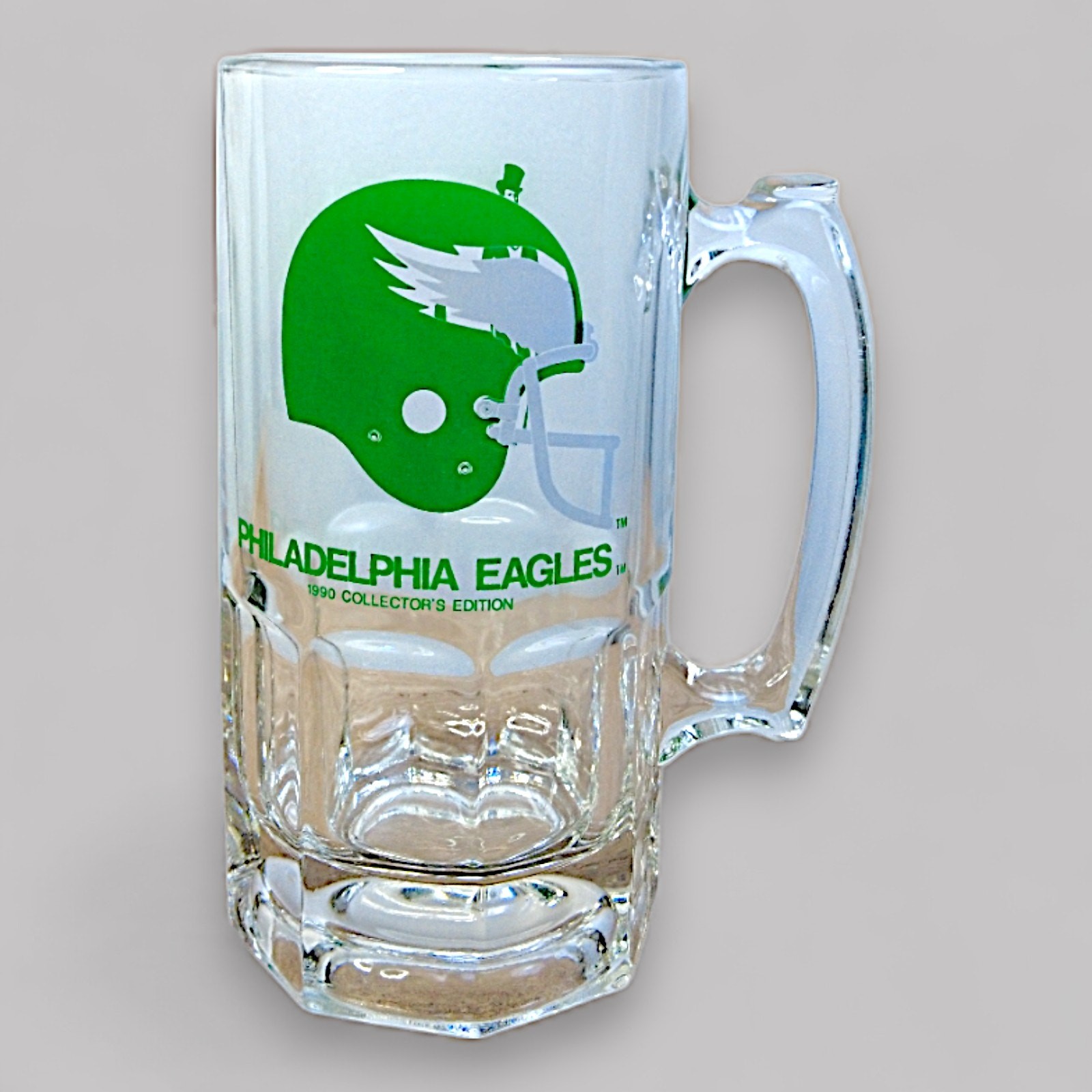 Vintage Slim Jim Football Helmet Beer Mug Promo Bar Glass Stein